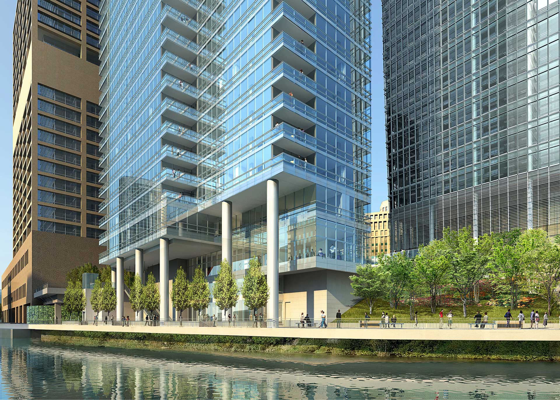 Wolf Point West bKL Architecture