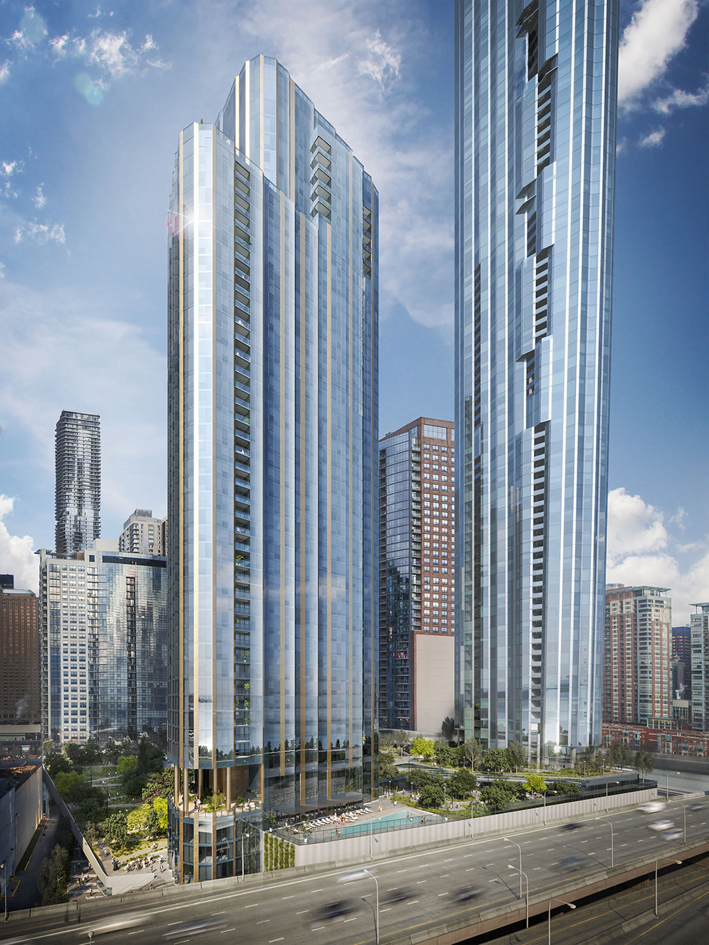 chicago east lakeshore cirrus development tower architecture harbor bkl condominium magellan lendlease launch sales pre bklarchitecture